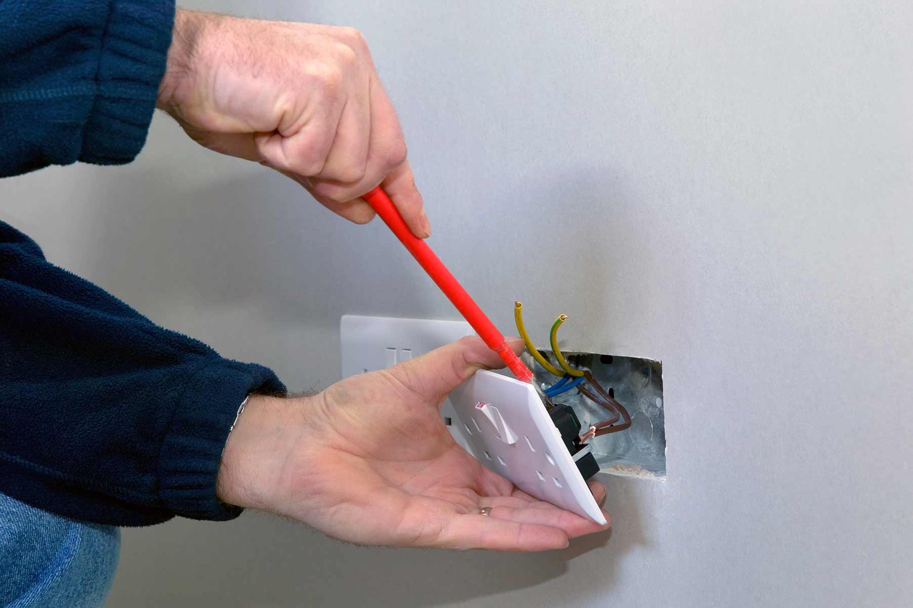 Our electricians can install plug sockets for domestic and commercial proeprties in Peterlee and the local area. 